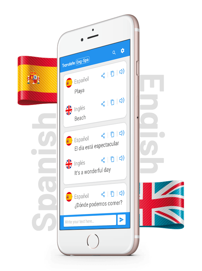 App Traductor de inglés a español