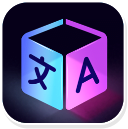 Augmented reality translator app icon