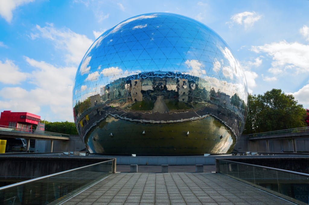 La Geode in the Parc de la Villette in Paris