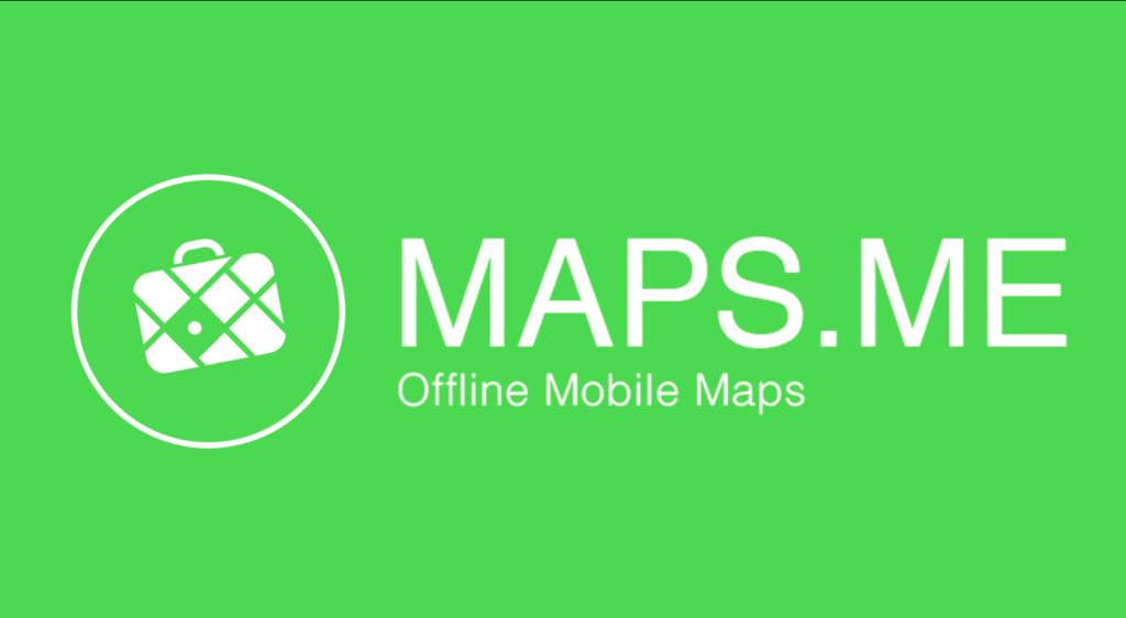 Apps to organize travels - maps me