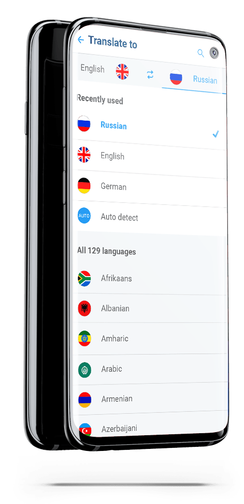 translate from any language to Armenian and to Russian