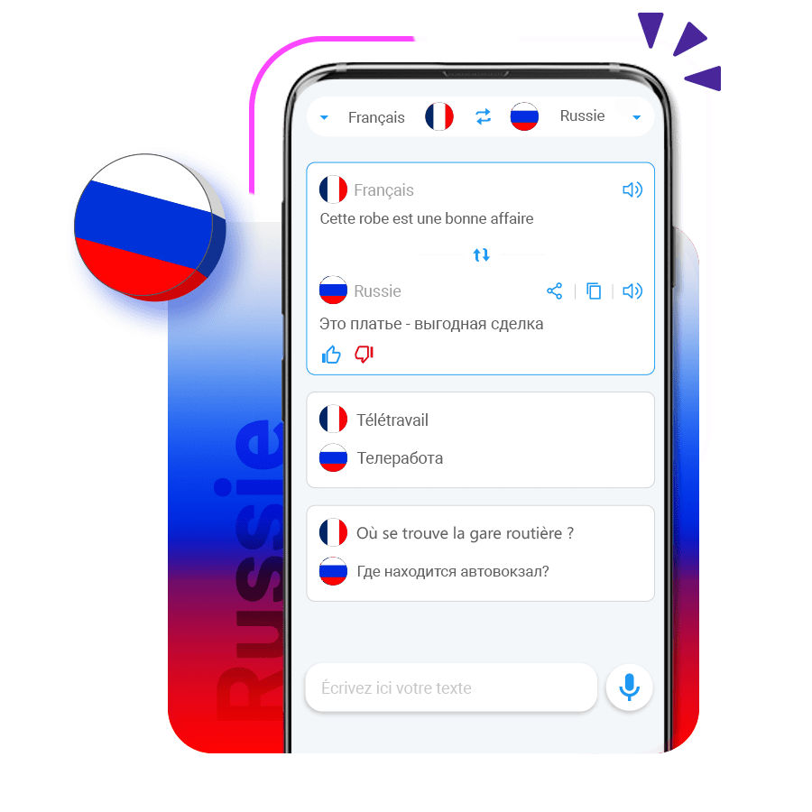 Traducteur langue russe