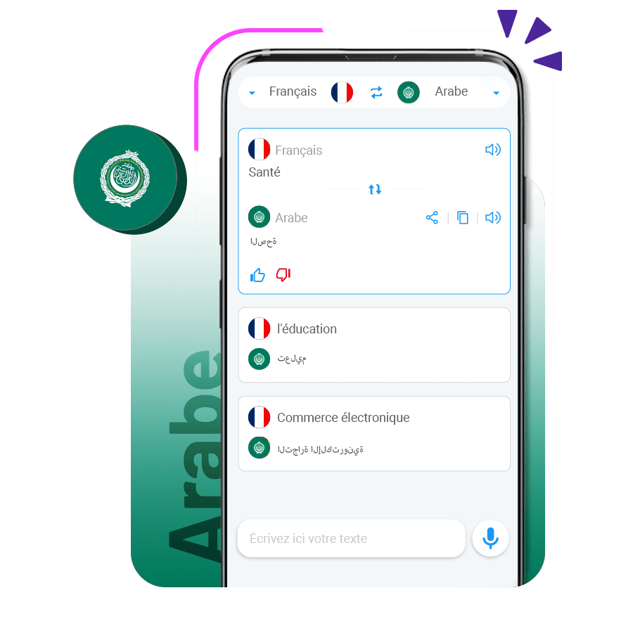Traducteur langue arabe moderne