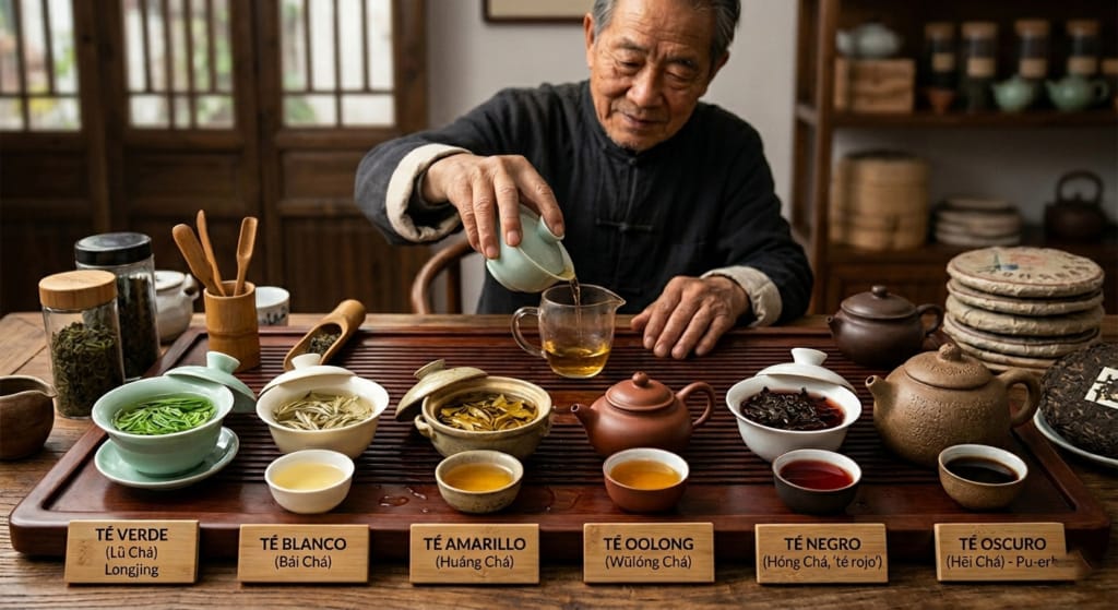 Variedades de té China