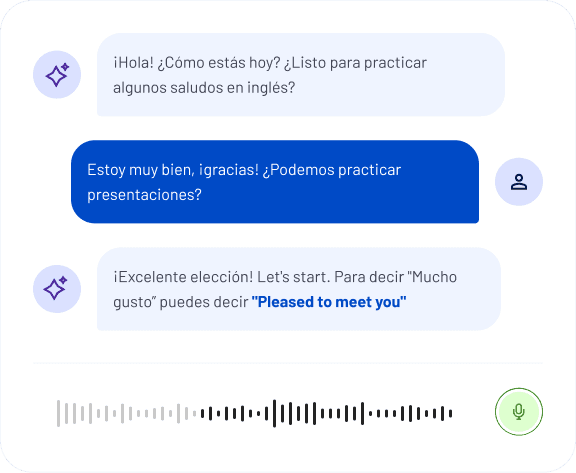 Profesor de idiomas online potenciad con IA