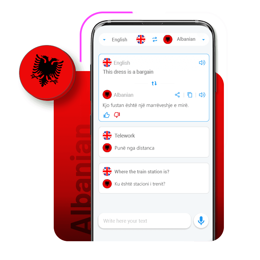 Albanian translator app