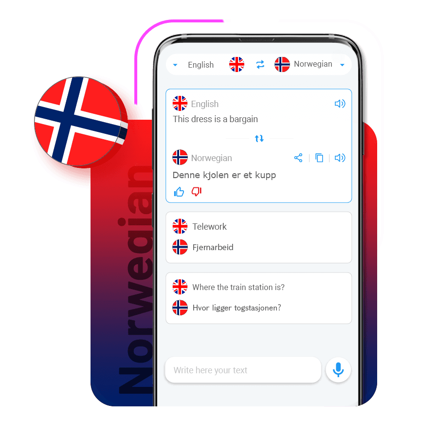 App Norwegian translator