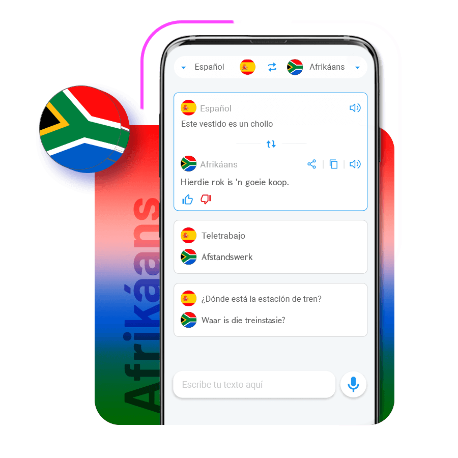 Traductor app afrikáans