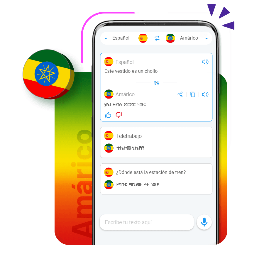 App traductor amárico
