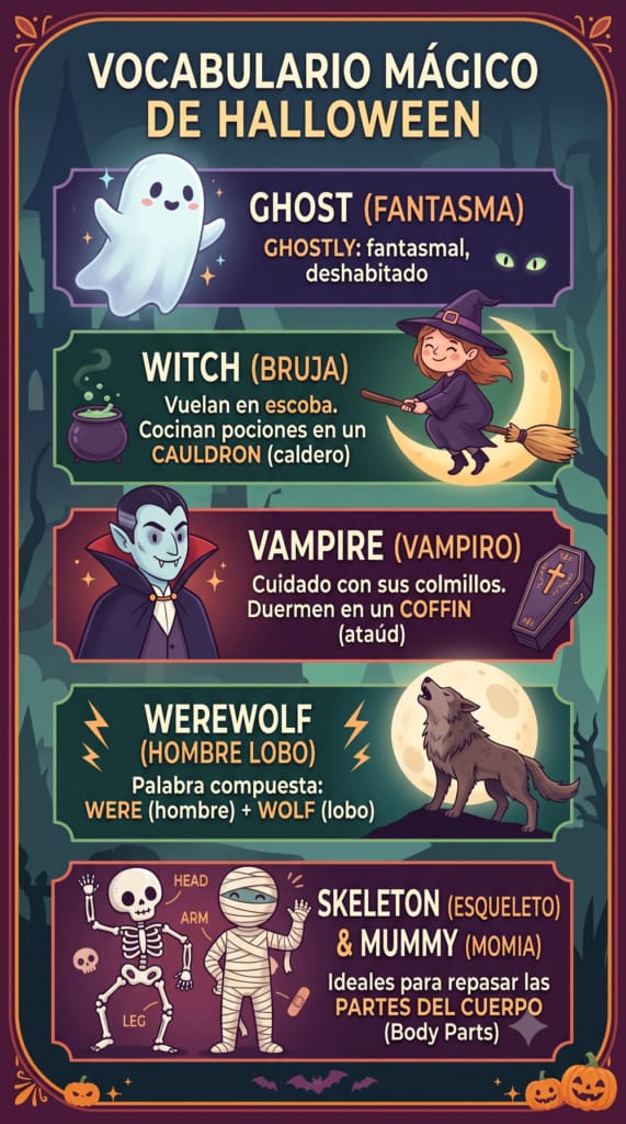Vocabulario inglés - Halloween