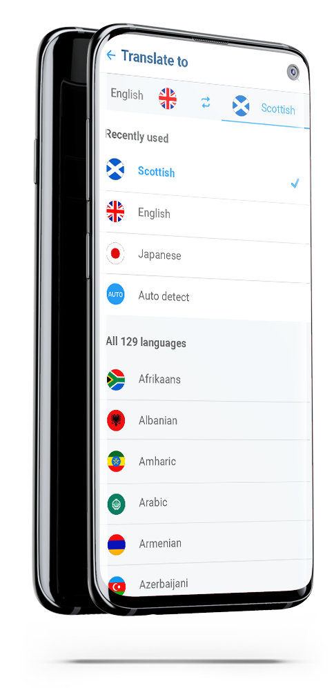 Scottish language - app