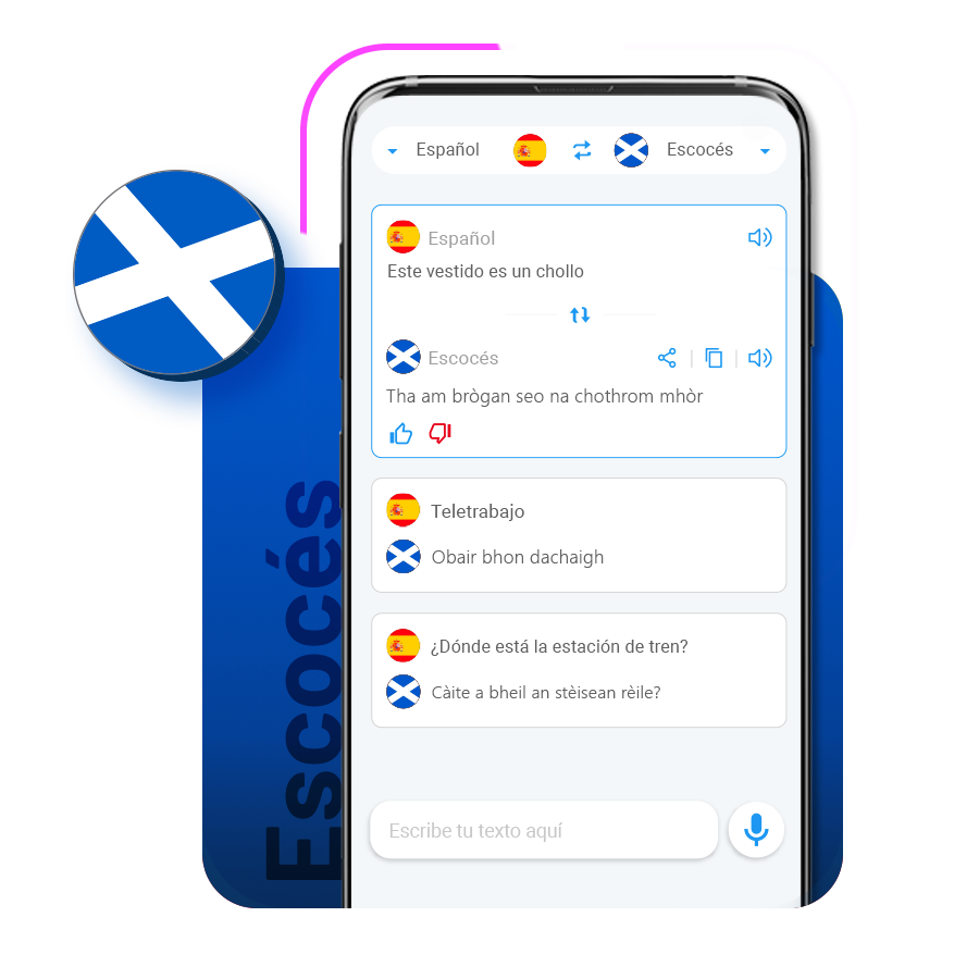 Traductor escocés - app